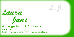 laura jani business card